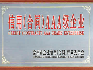 信用（合同）AAA級企業(yè)